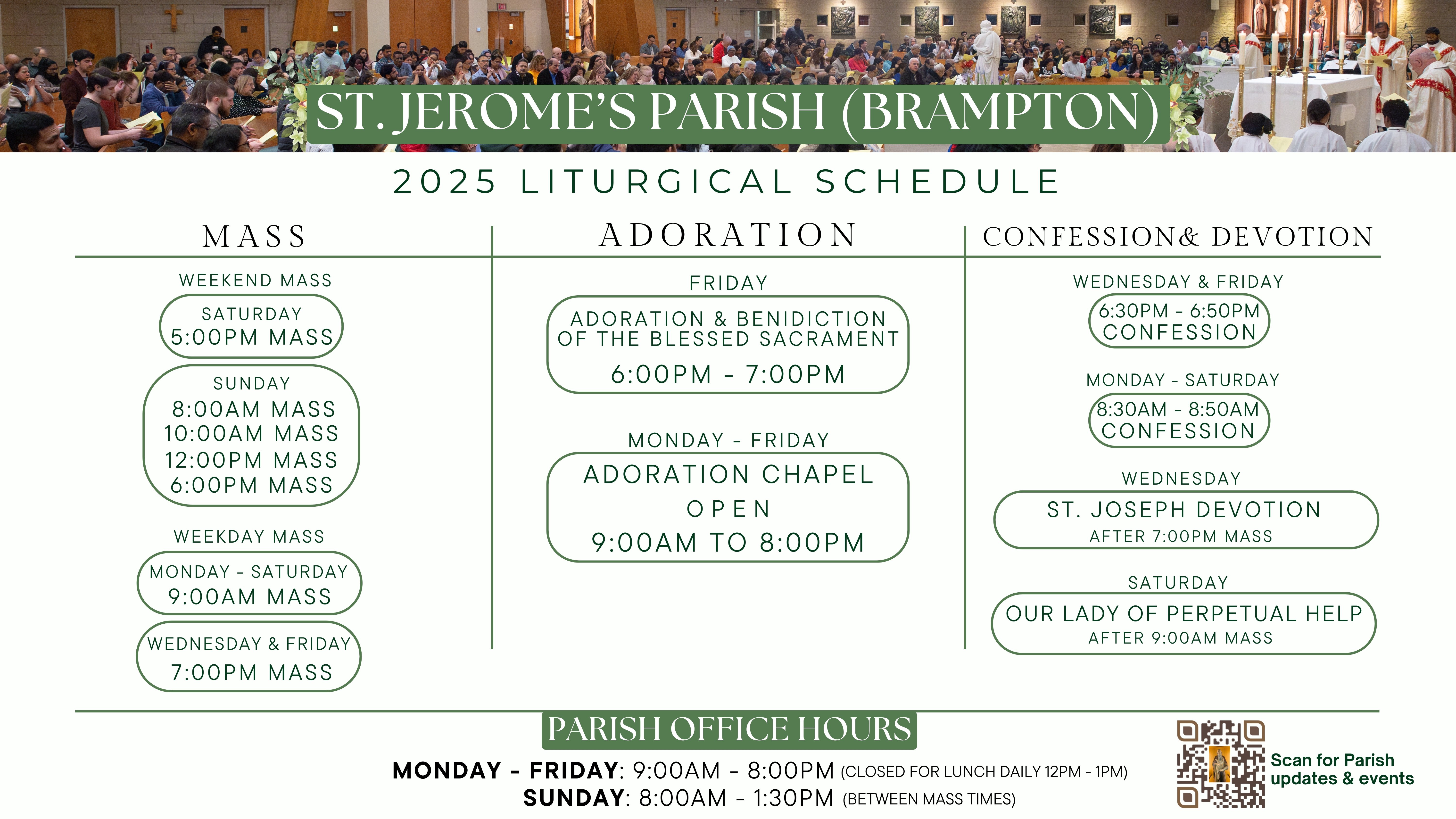 July Schedule