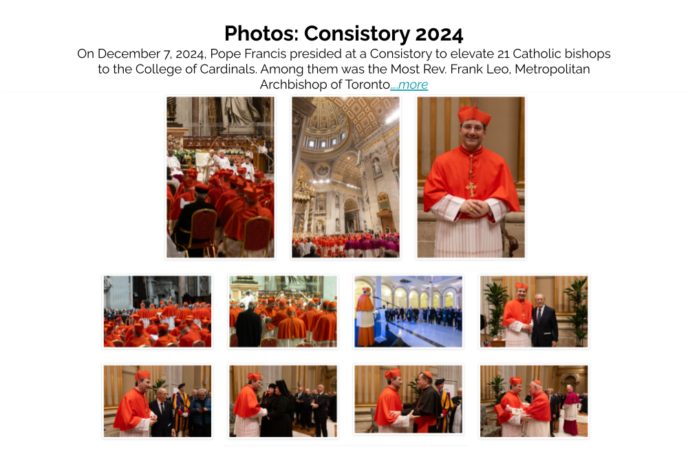 Photos Consistory 2024